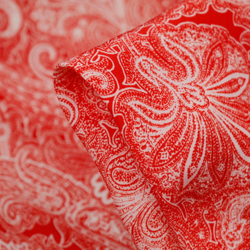 Paisley On Red