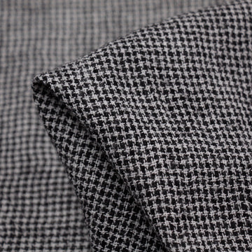 Black Check Gauze