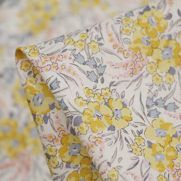 Swirling Petals Yellow - Liberty Of London