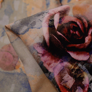 Juliet Rose Garden Crepe de Chine