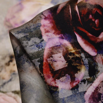 Juliet Rose Garden Silk Satin