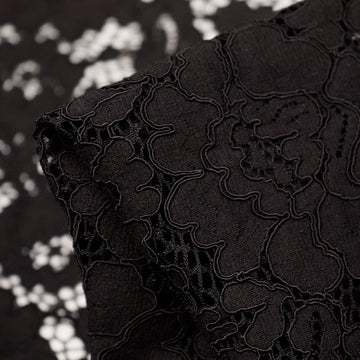 Black Floral Lace