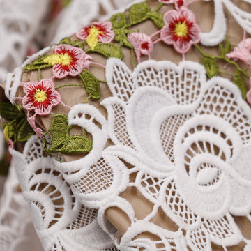 Stella Guipure Lace - Off White