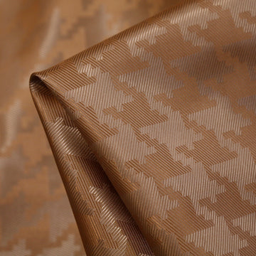 Lin Houndstooth Camel (150cm wide)