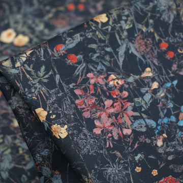 Wild Flowers Bottle Green - Liberty Of London