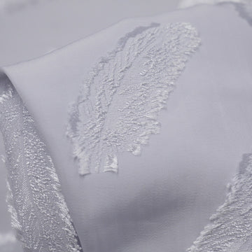 Silver Feathers Jacquard