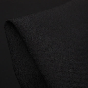 Dark Black Crepe