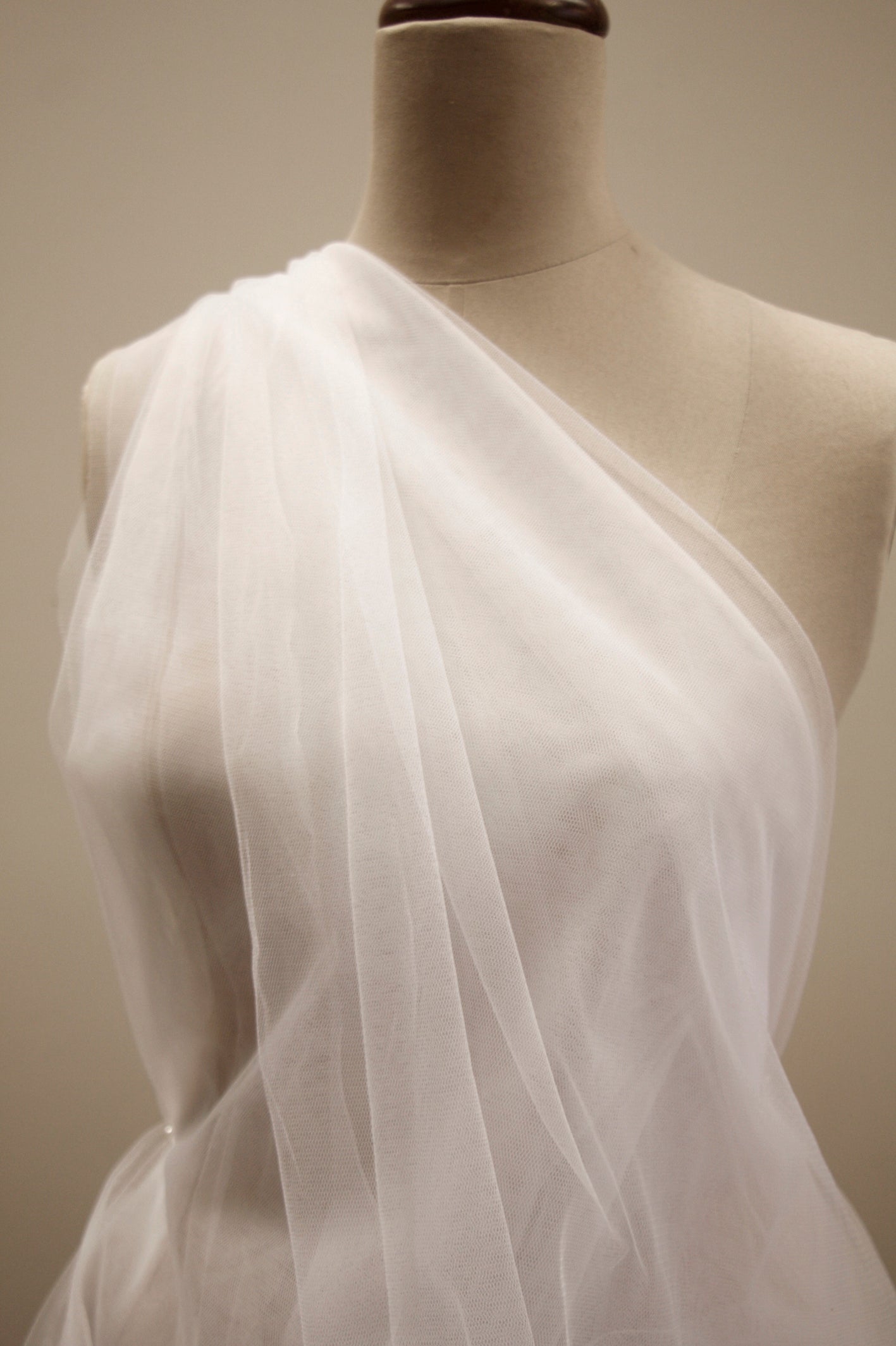 Silk White Tulle