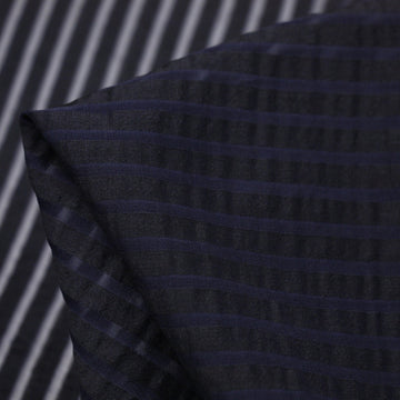 Looking Into Navy Stripes