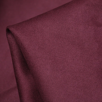 Scuba Backed Suede Plum