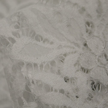 White Lacey Secrets - Panel Length Only