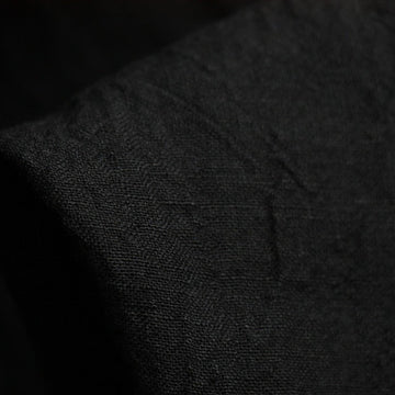 Black Crush - Crinkle Linen