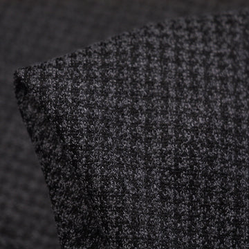 Checkerboard - Grey Jacquard Knit