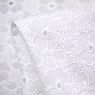 Snow Pansy Broderie Anglaise