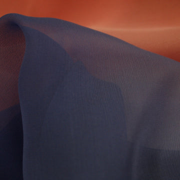Ombre Pink/Blue Georgette
