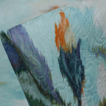 Gigli Jacquard Celeste