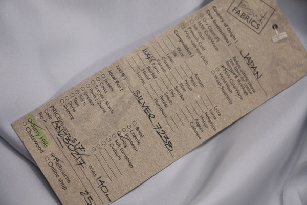 Silver Rayon Lining