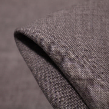 Smooth Grey Washed Yarn-dyed Linen