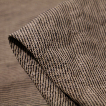 Thin Black Liner Washed Linen