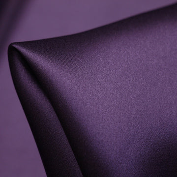 Regal Purple Silk Satin