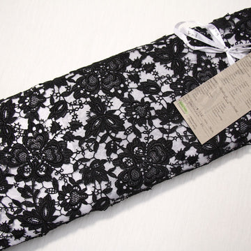 Black Giselle Guipure Lace