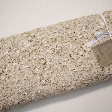 Champagne Giselle Guipure Lace