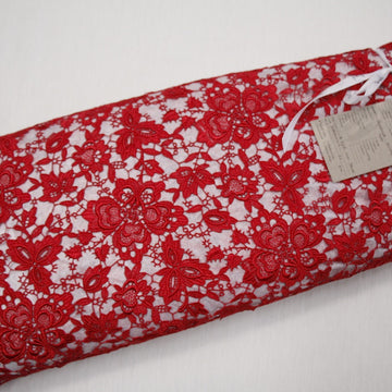 Red Giselle Guipure Lace