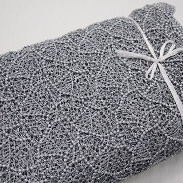 Silver Spot Guipure Lace