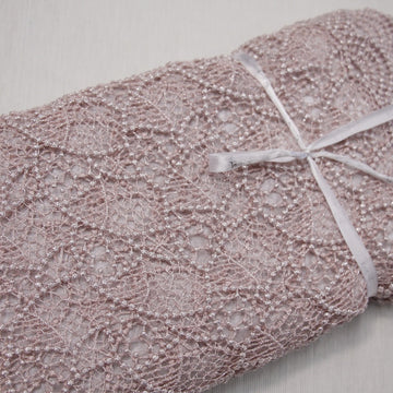 Pink Spot Guipure Lace