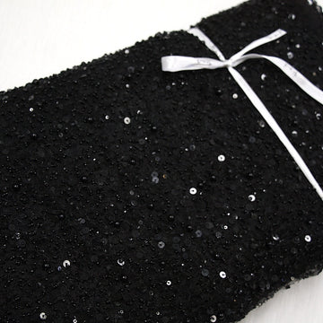 Blanche Beaded Black