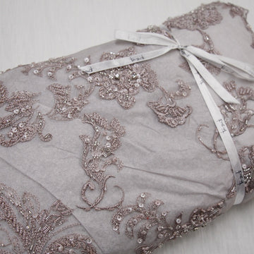 Valerie Dusty Pink Embellished Tulle
