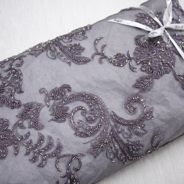 Valerie Amethyst Embellished Tulle