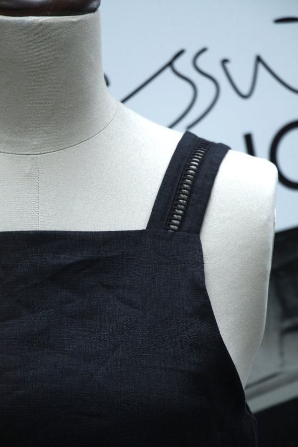 Black Cotton Eyelet Trim