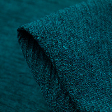 Emerald Crinkle Linen