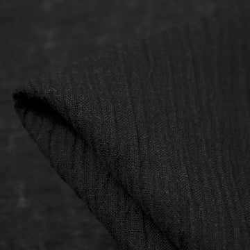 Midnight Crinkle Linen