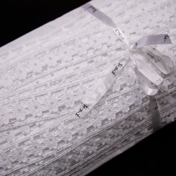 Eloise White Lace Trim