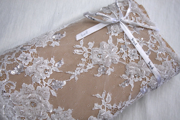 Tilly Beaded - Lace Trim - 35cm