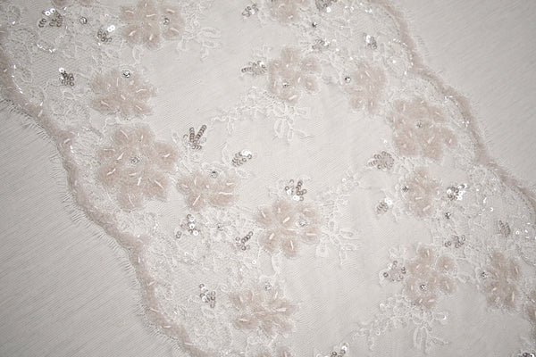 Tilly Beaded - Lace Trim - 35cm