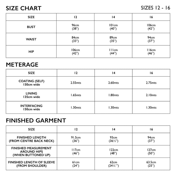 Oslo Coat Pattern