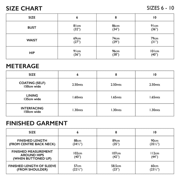 Oslo Coat Pattern