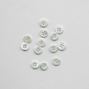 Mother Of Pearl Shirt Button - 12mm - 4 Hole