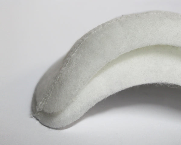 Felt Semi Raglan Shoulder Pads with Sleeve Head Lip