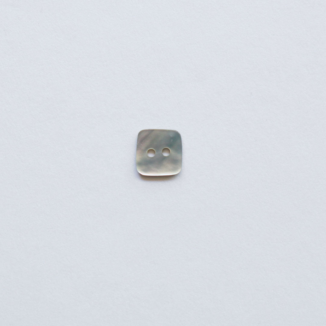 Square Shell Button - Natural - 13mm – Tessuti Fabrics - Online Fabric ...