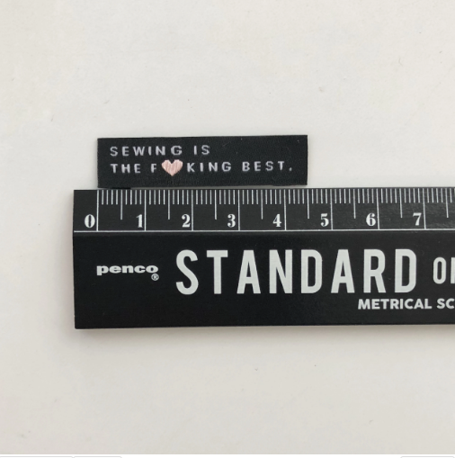 KATM Woven Labels - "SEWING IS THE F**KING BEST" - woven sewing labels