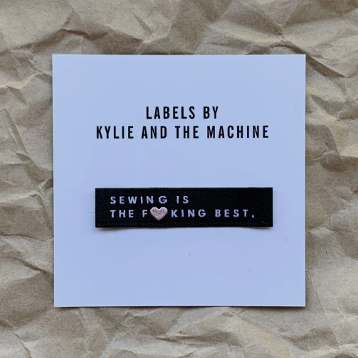 KATM Woven Labels - "SEWING IS THE F**KING BEST" - woven sewing labels