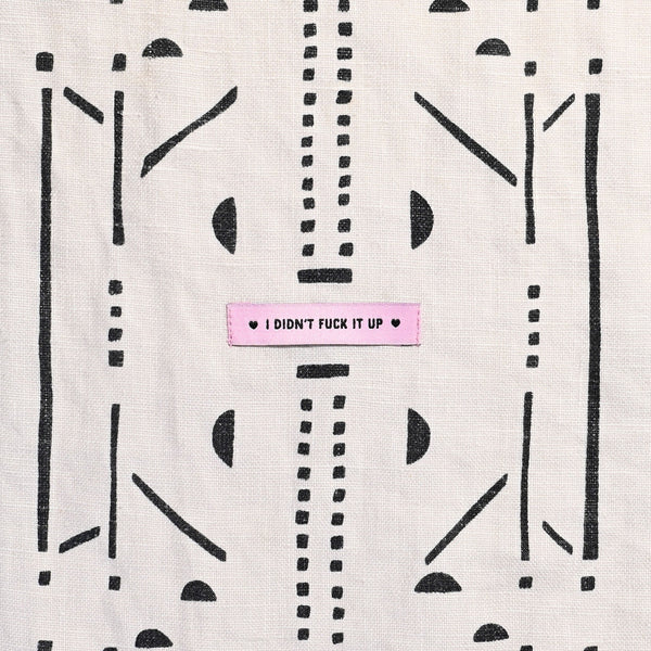 KATM Woven Labels  - Sweary Sewist #3 - assorted woven sewing labels 6 Pack