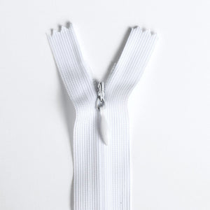 Birch Invisible Zipper - White - Assorted Sizes