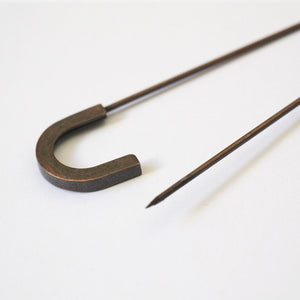 U Kilt Pin/Antique Brass - 7.5cm (3")