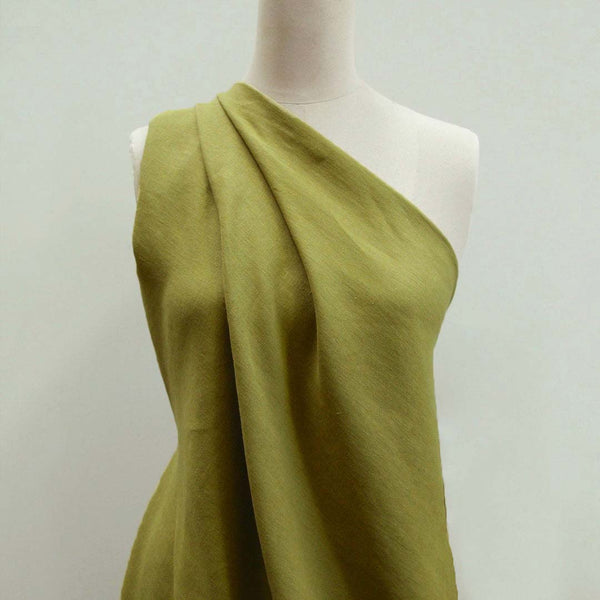 Bedford Olive Washed Linen