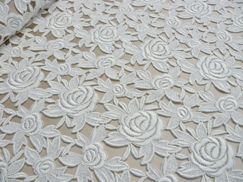 CHUNKY ROSE GUIPURE LACE - Main Image